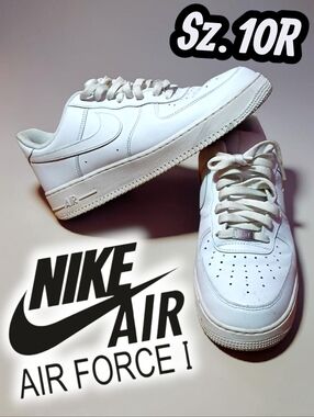 Nike Air Force 1 Low Sneakers Triple White Sz.10R